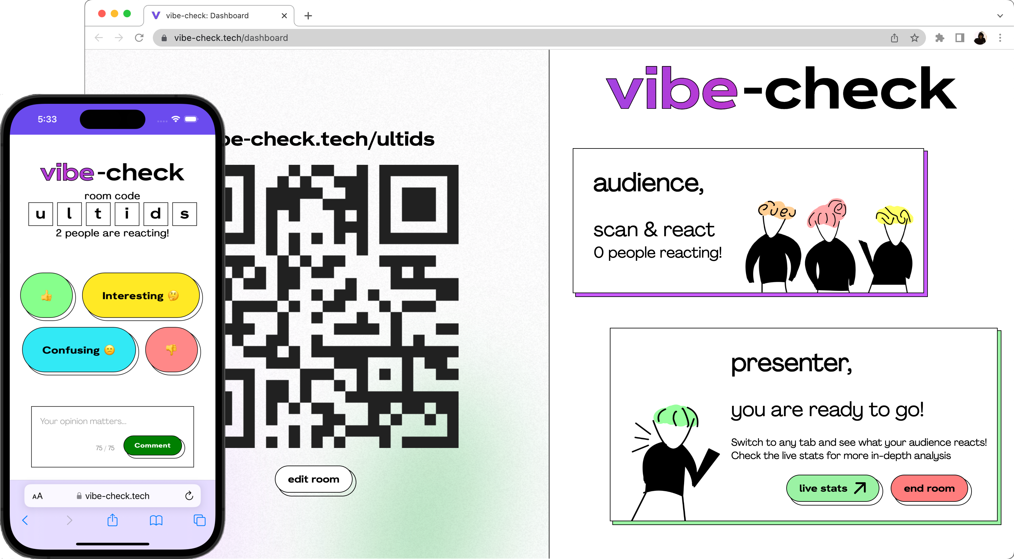 Audience view screenshot